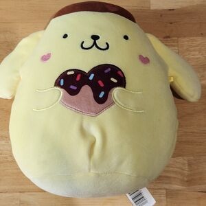 Squishmallows Hello Kitty and Friends 8" Pompompurin Yellow Plush Valentine 2025